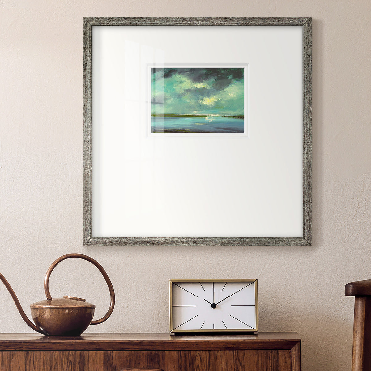 Lagoon Premium Framed Print Double Matboard