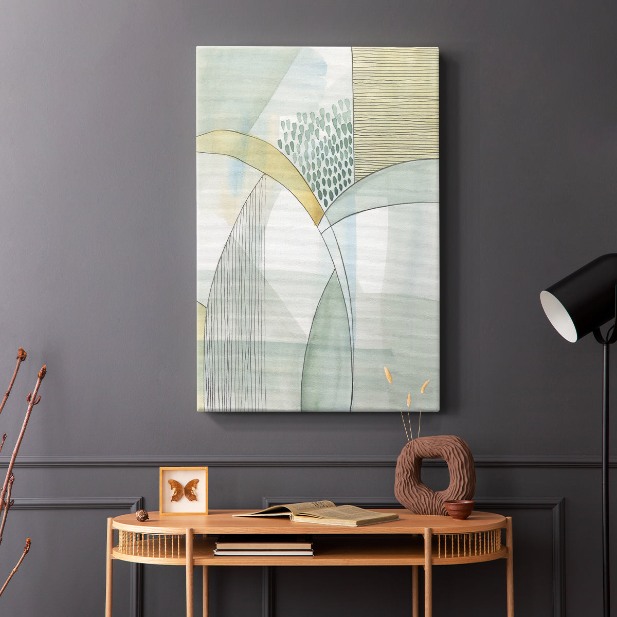 Mint Reflection I - Canvas Art Print