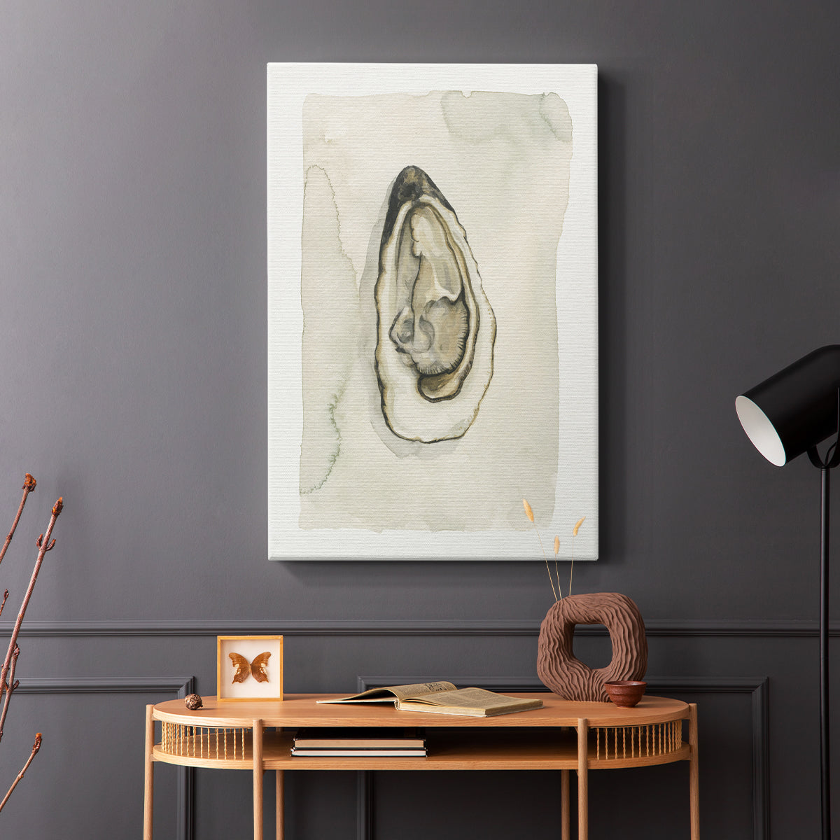 Soft Half Shell I - Canvas Art Print