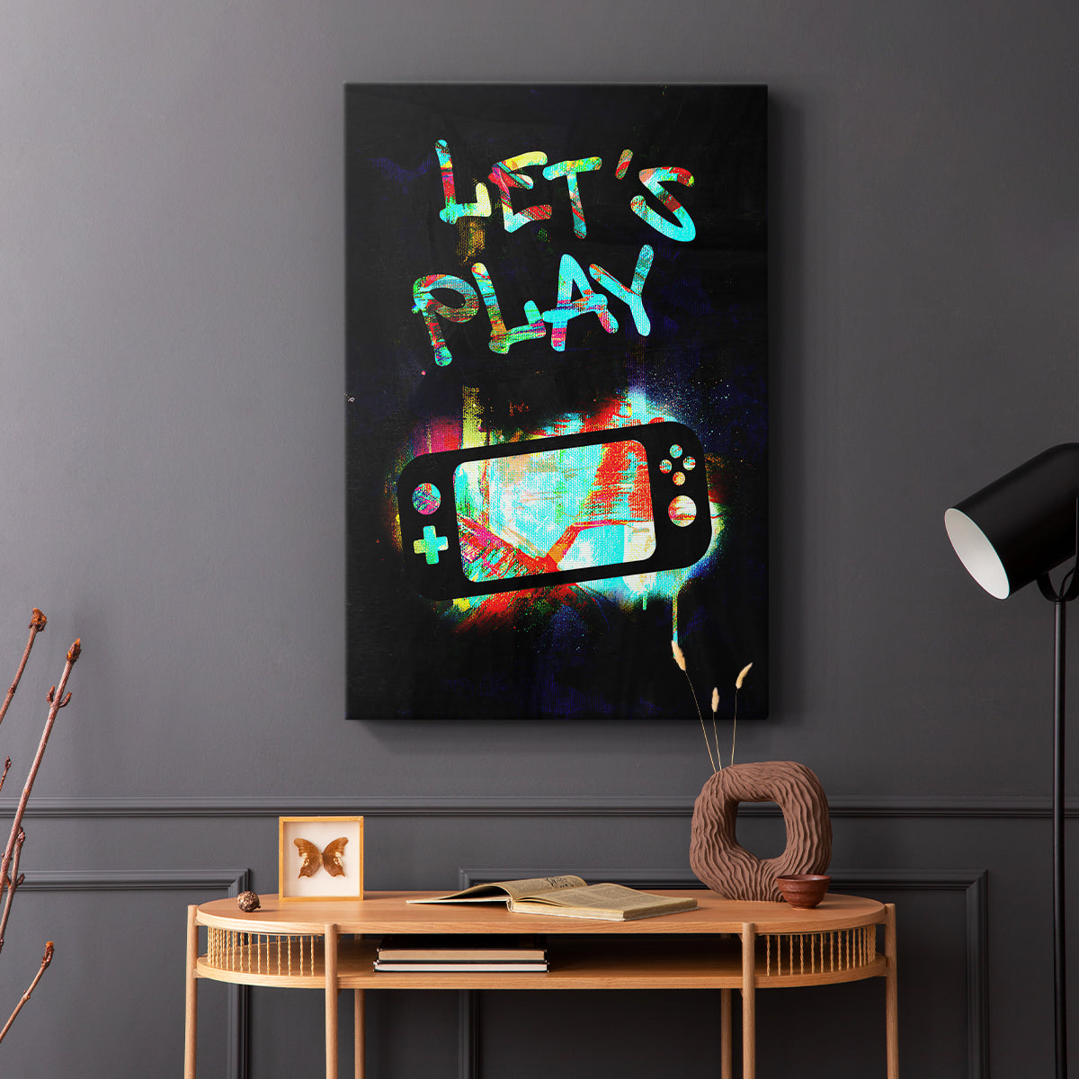 Gamer Tag III - Canvas Art Print