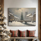 Midnight of Pale Winter Midwinter - Canvas Art Print