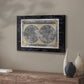 Night World Blueprint - Canvas Art Print