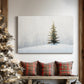 Sleigh of Frostlit Silence - Canvas Art Print