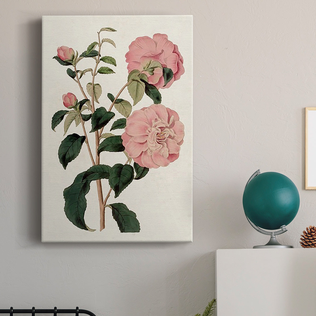 Pink Floral Mix IV - Canvas Art Print