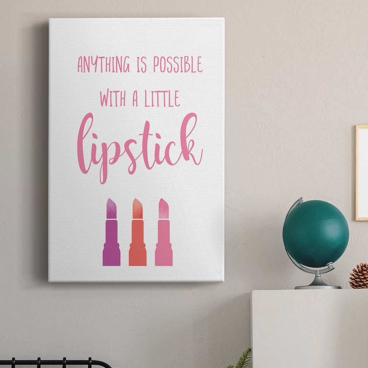 Little Lipstick Premium Gallery Wrapped Canvas - Ready to Hang