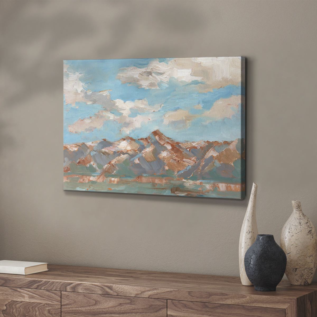 Pastel Western Vista II - Canvas Art Print
