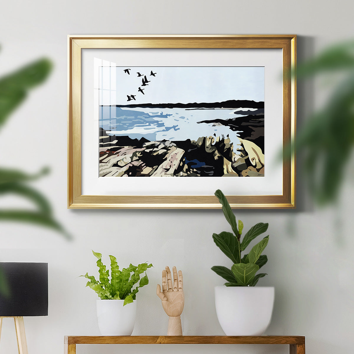 Maine Event - Modern Framed Art Print