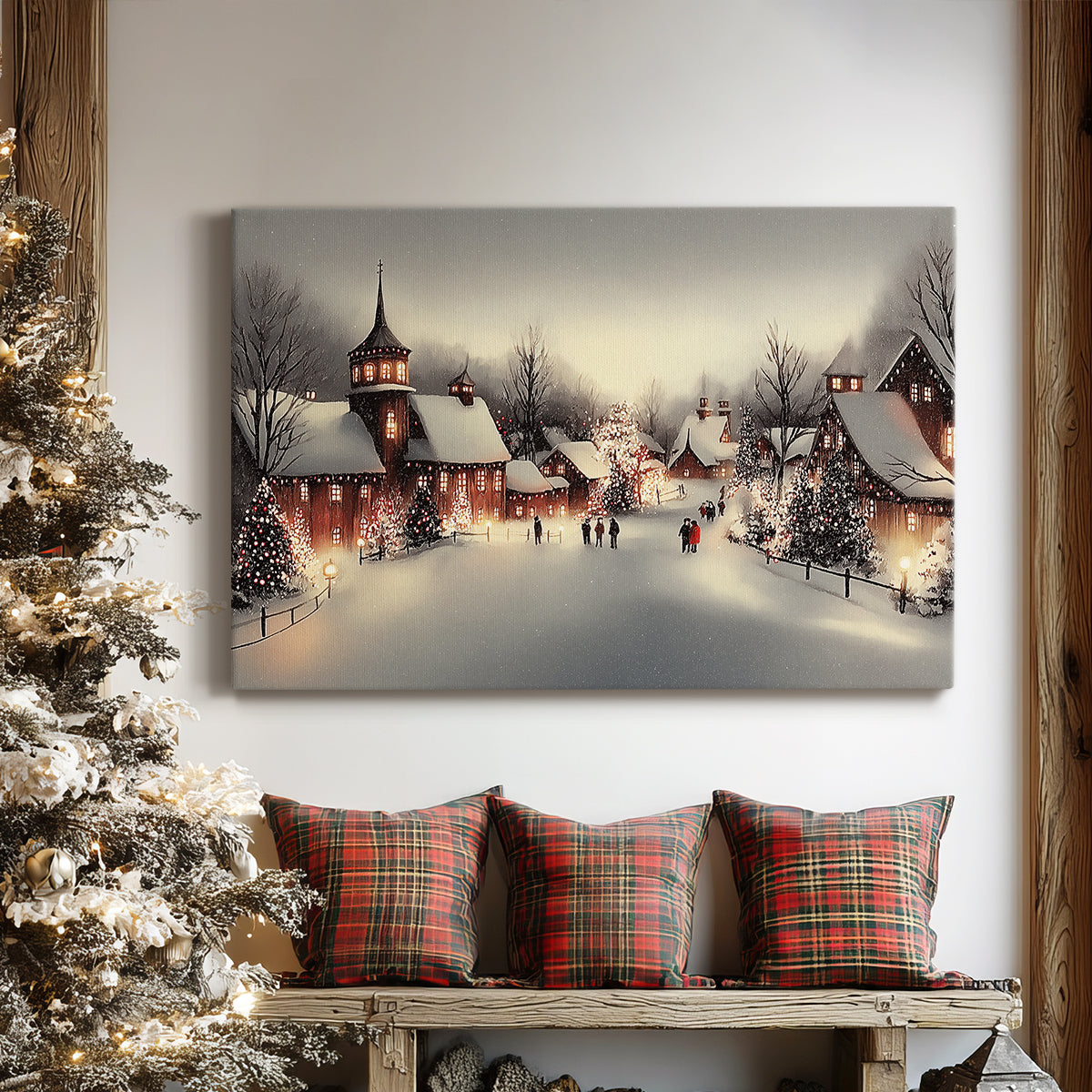 Honeyed Lantern at Eve - Canvas Art Print