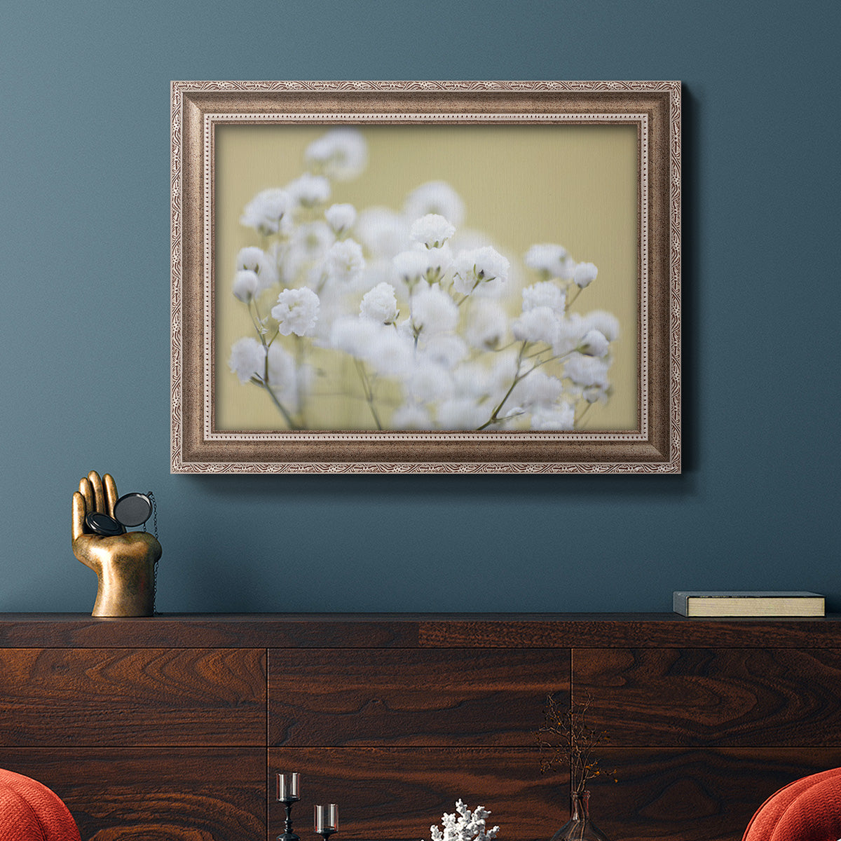 Baby's Breath Study III Premium Framed Canvas- Ready to Hang