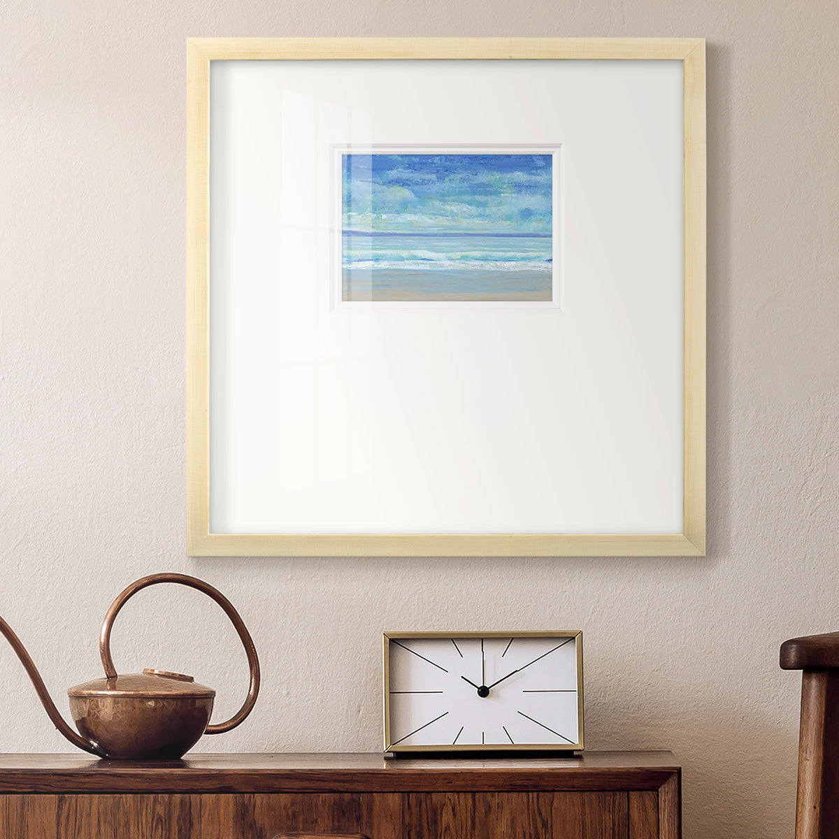 Rolling Surf II Premium Framed Print Double Matboard