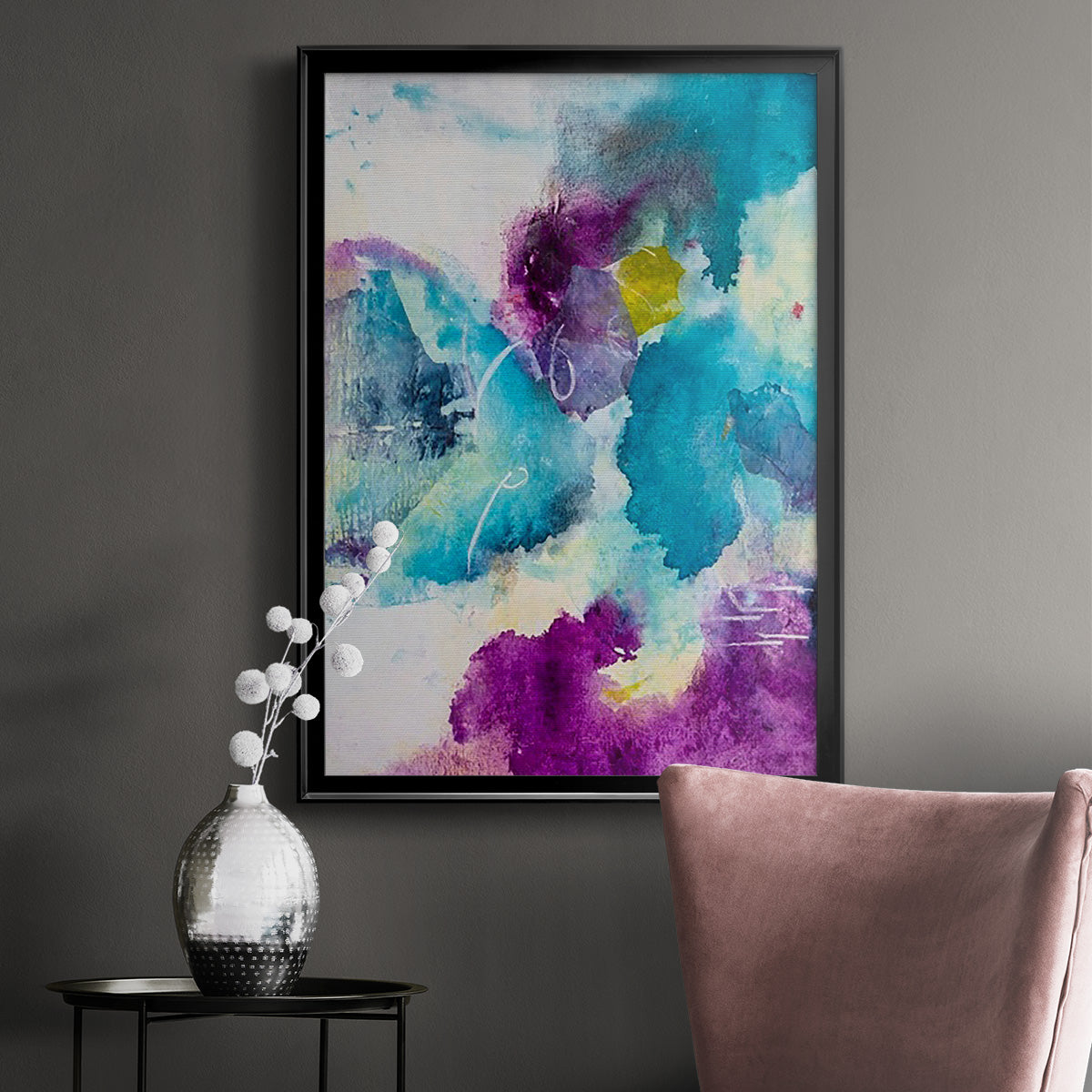Dreaming I - Modern Framed Canvas Print