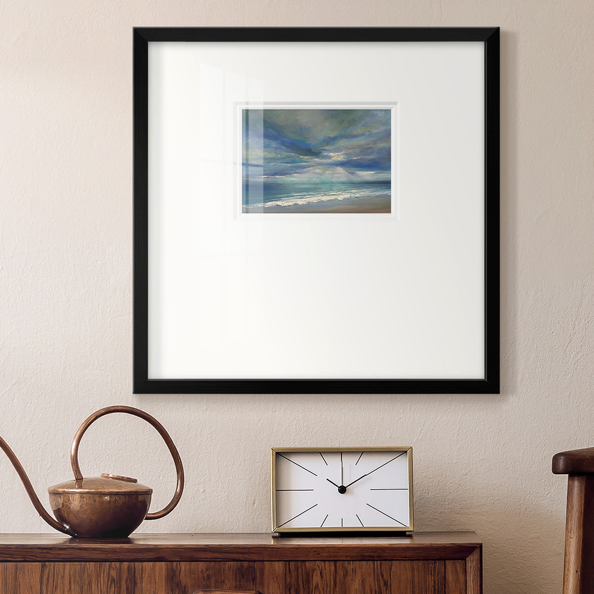 God Rays Premium Framed Print Double Matboard