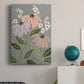 Woodblock Floral I Premium Gallery Wrapped Canvas - Ready to Hang