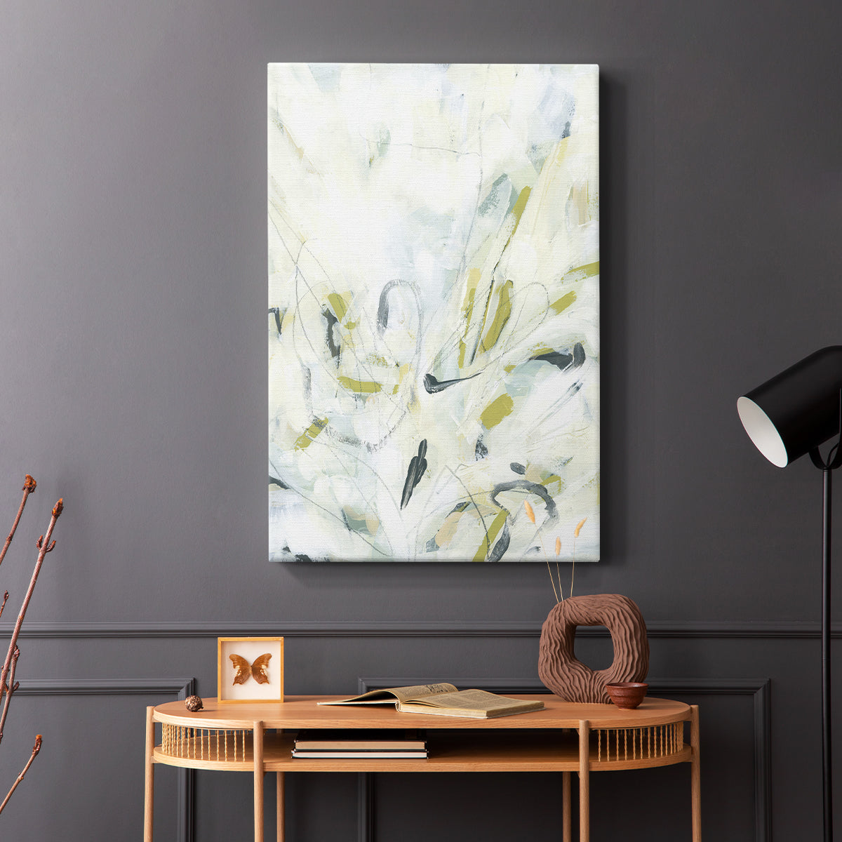 Ice Scribe II - Canvas Art Print
