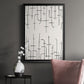 Vertical Arrangement I - Modern Framed Canvas Print