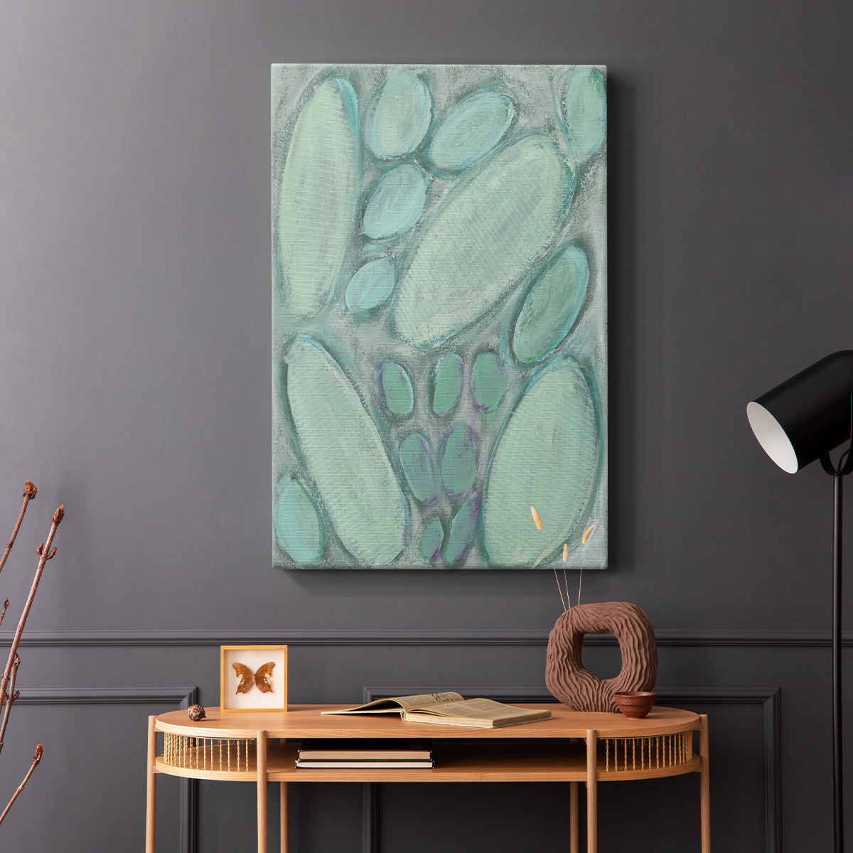 Blue Orbs I - Canvas Art Print