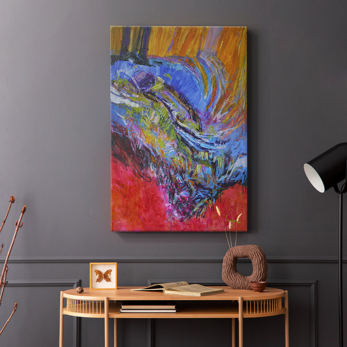 Vibrant Flow II - Canvas Art Print