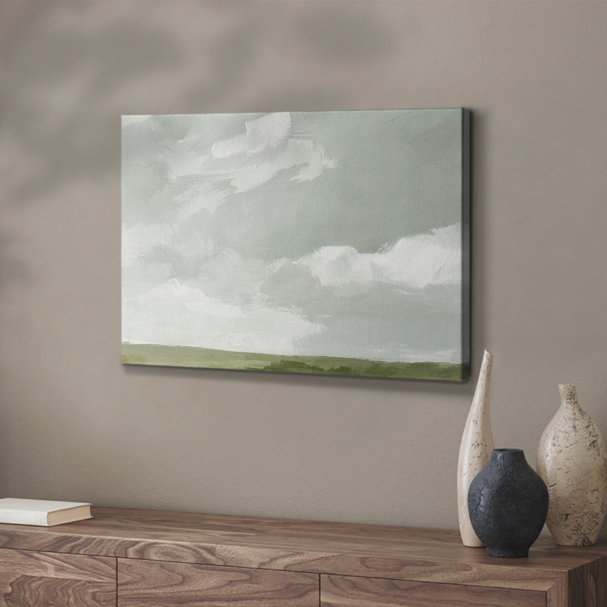 Gray Stone Sky II - Canvas Art Print