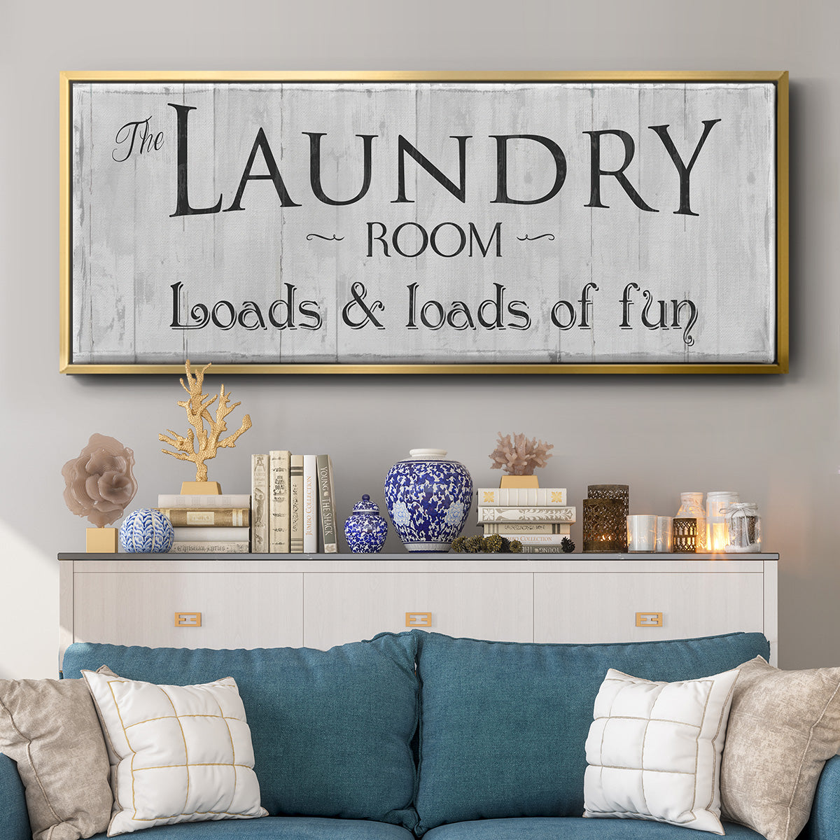 Loads of Fun - Floater Framed Canvas Print
