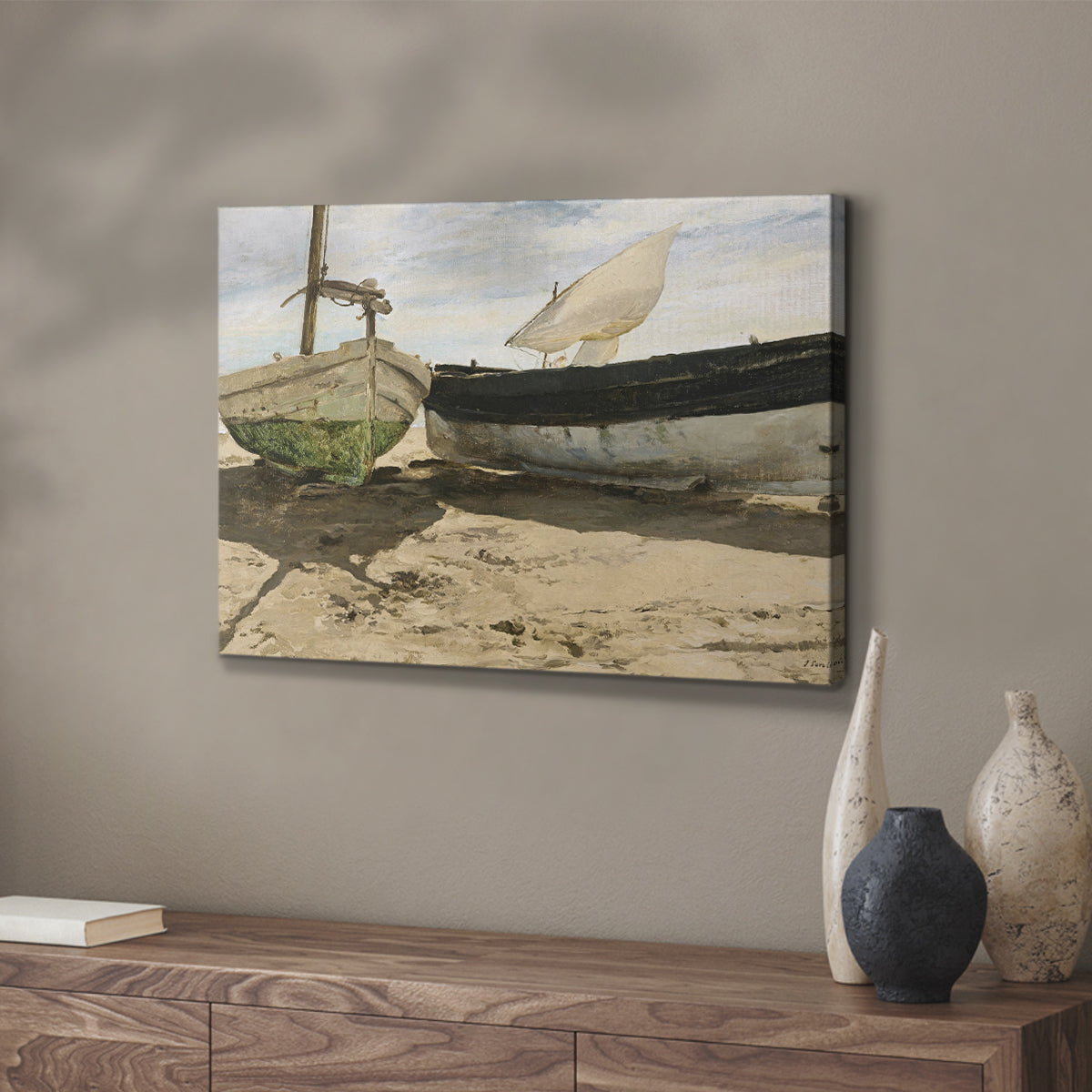 Vintage Boat XXVI - Canvas Art Print