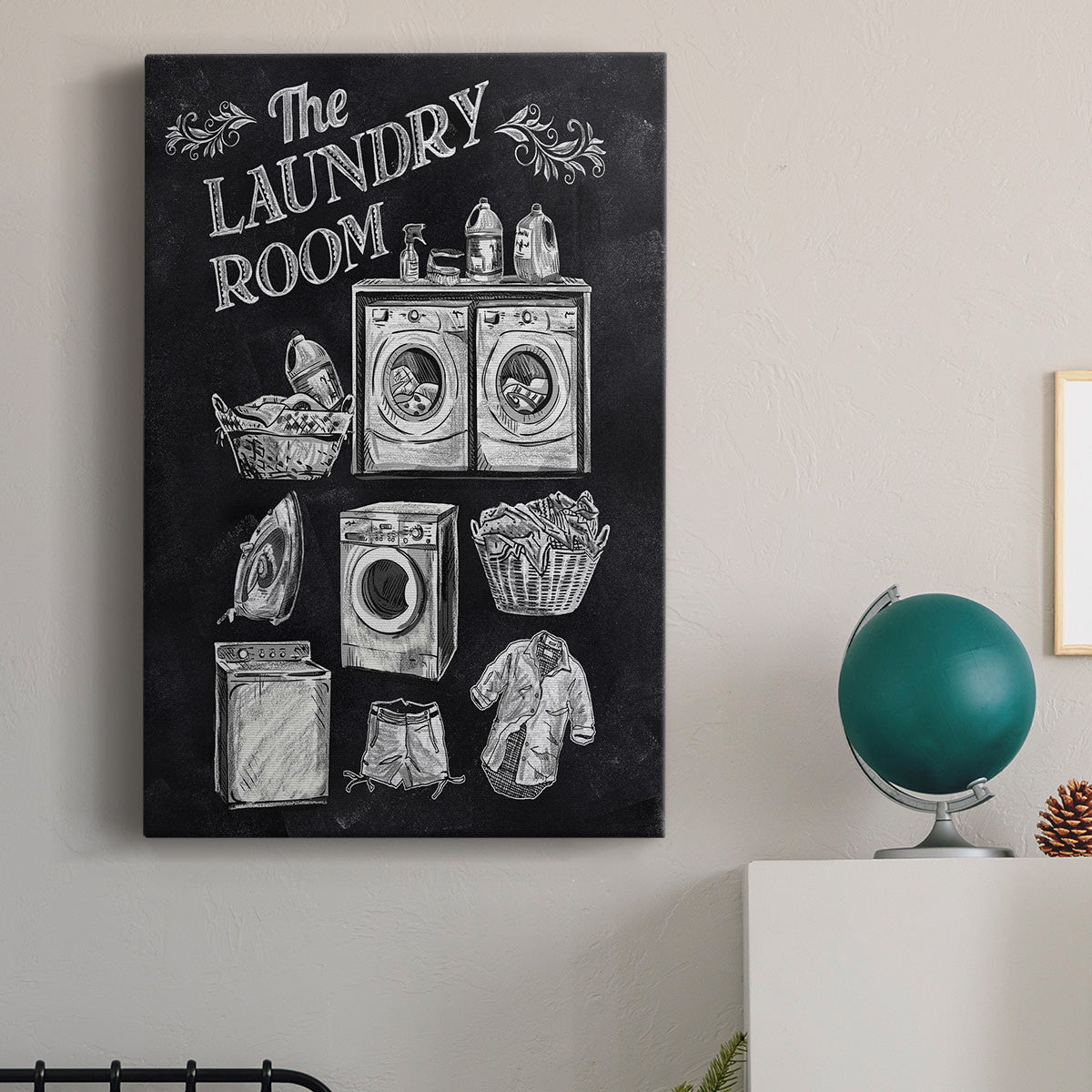 Laundry Room Premium Gallery Wrapped Canvas - Ready to Hang