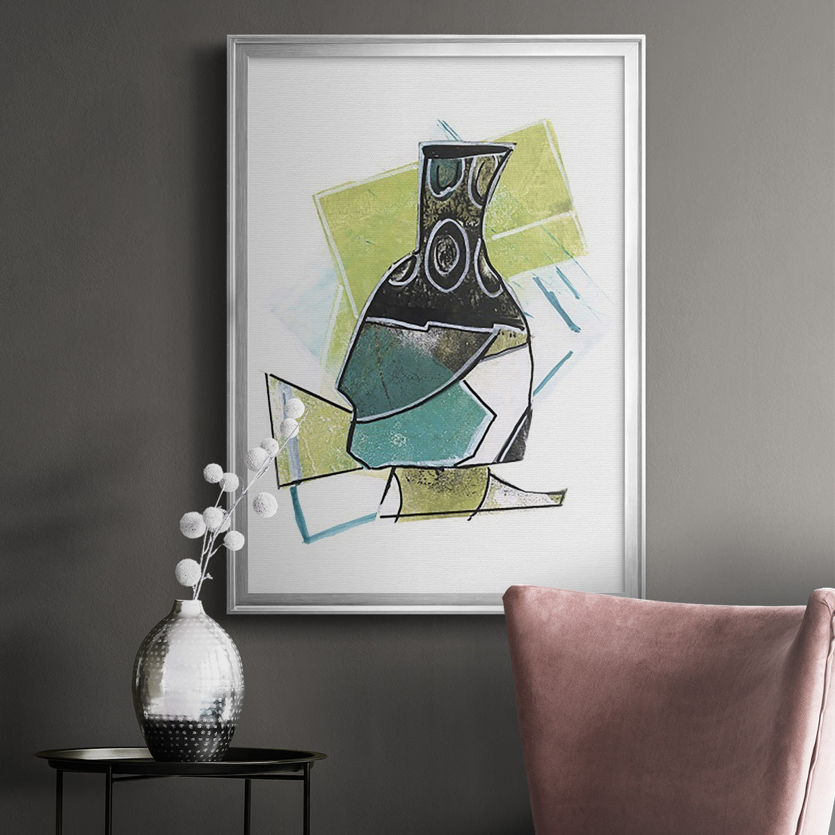 Jubilee Jugs II - Modern Framed Canvas Print