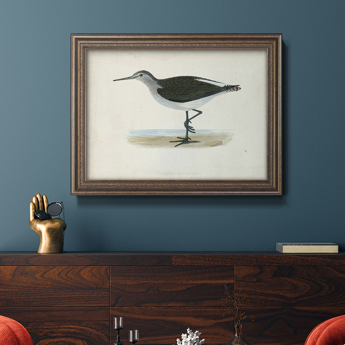 Morris Sandpipers VI Premium Framed Canvas- Ready to Hang