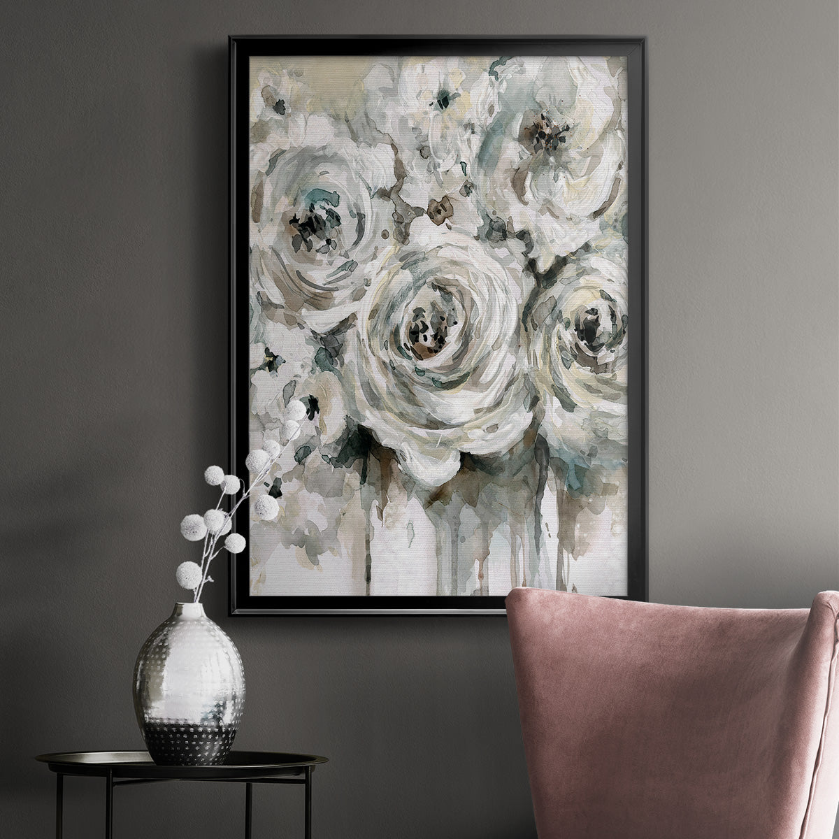 Soft Fragrance II - Modern Framed Canvas Print