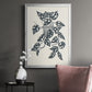 Growing Leaves II - Modern Framed Canvas Print