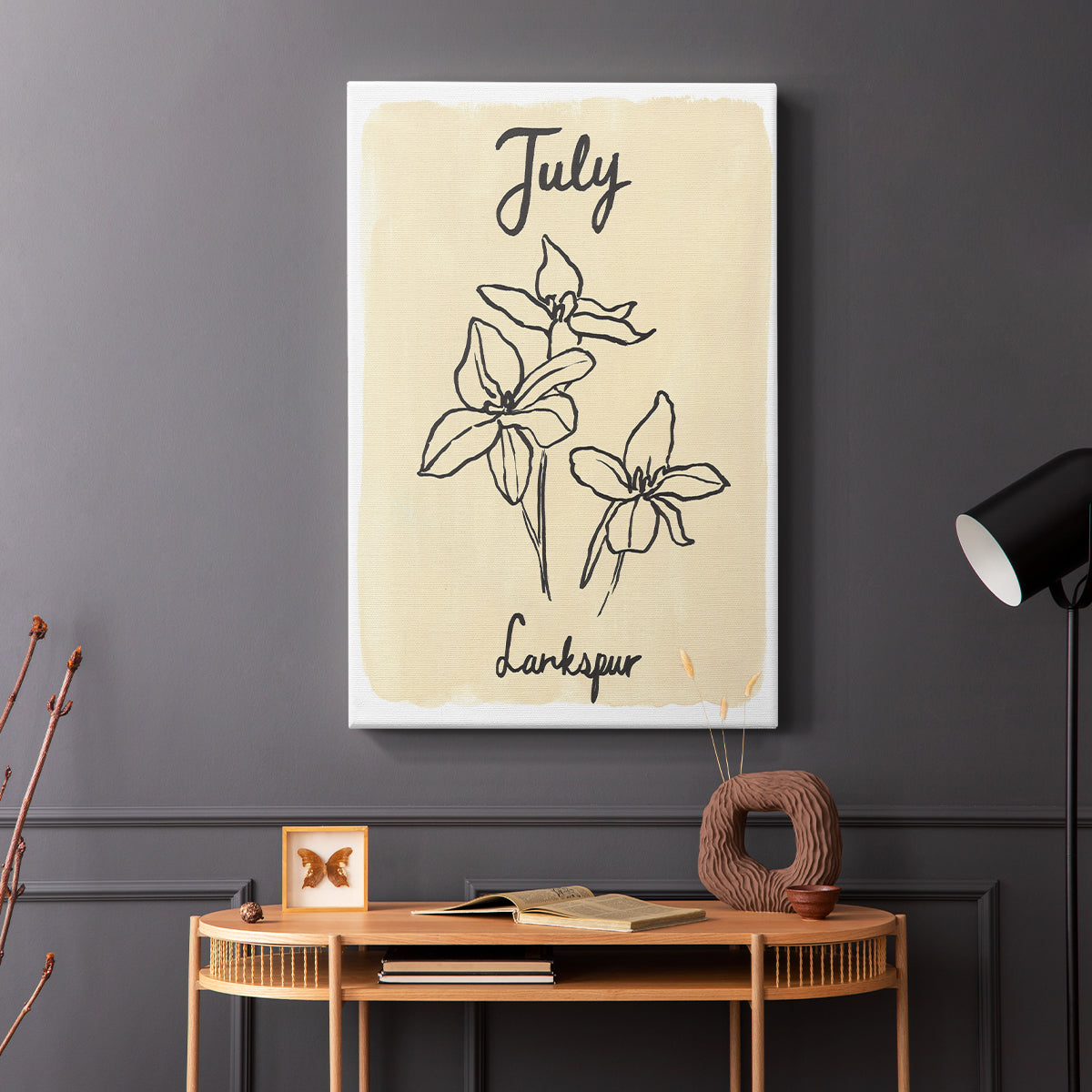 Birth Month VII - Canvas Art Print