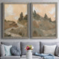 Hillside Walking Path I - Premium Framed Canvas 2 Piece Set - Ready to Hang