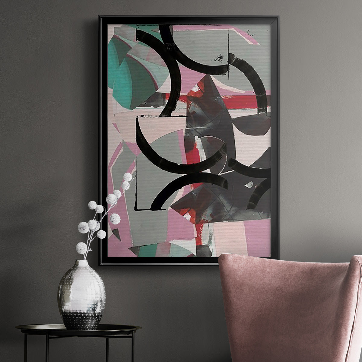 Cartissi Space I - Modern Framed Canvas Print