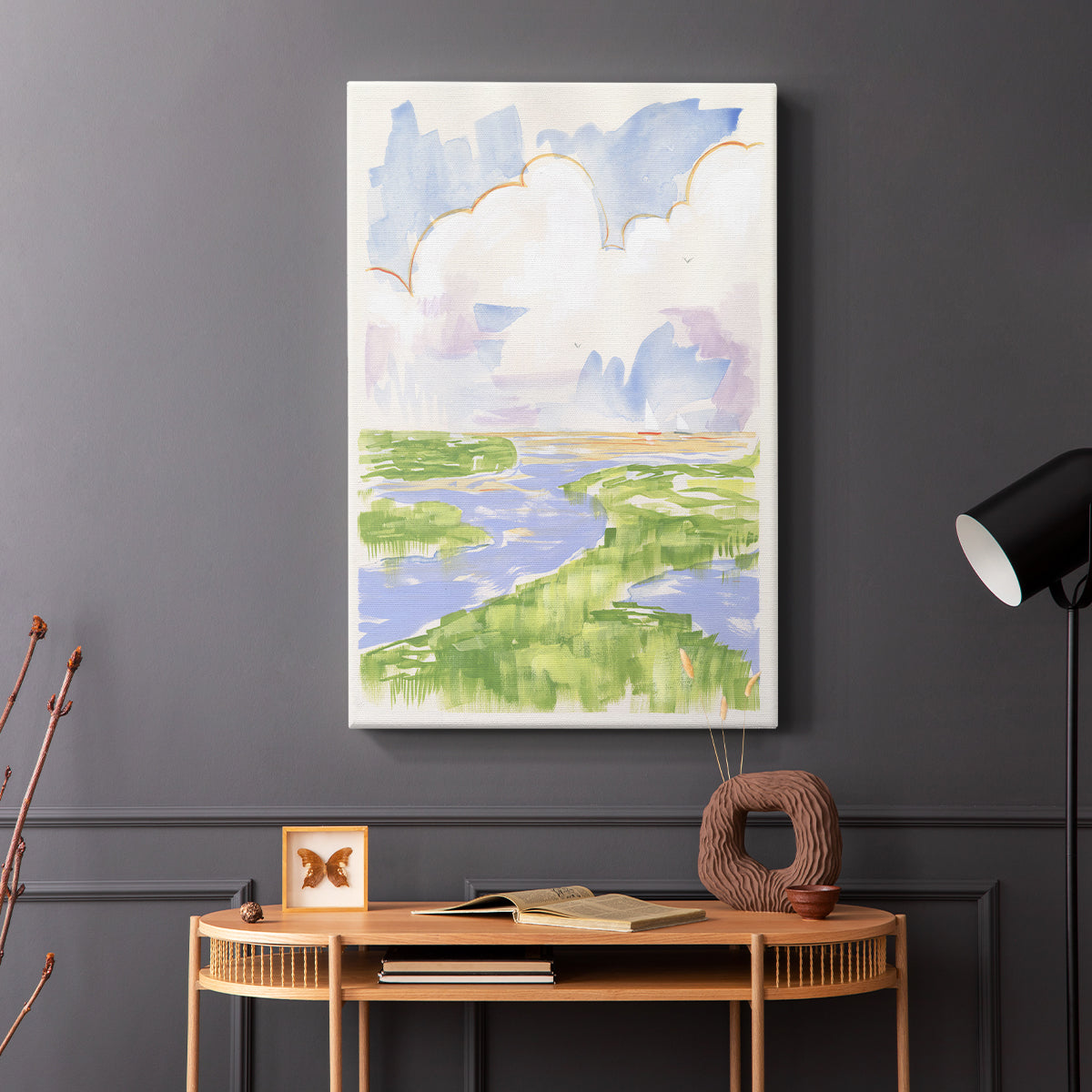 Low Country River Vista II - Canvas Art Print