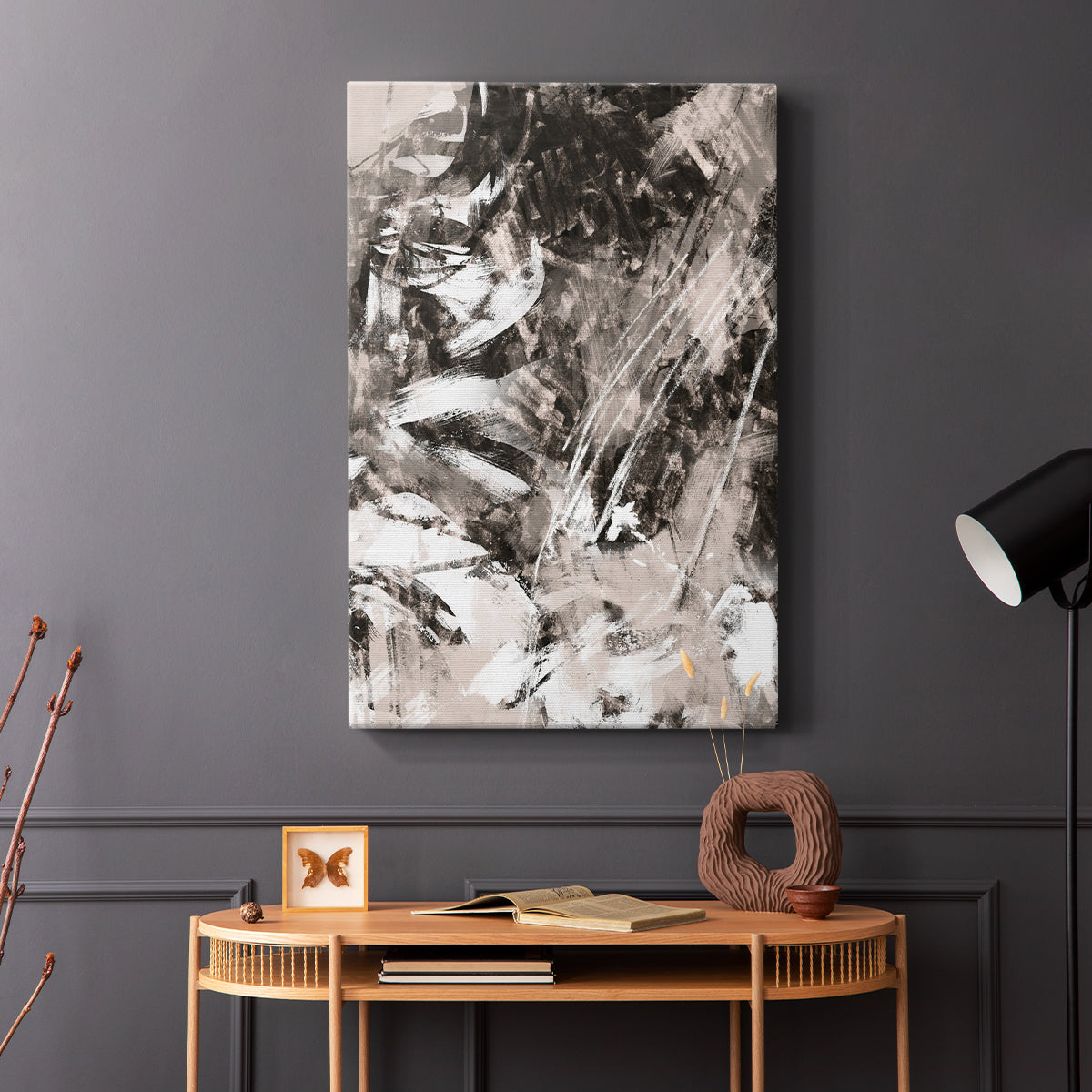 Blush Blackboard II - Canvas Art Print