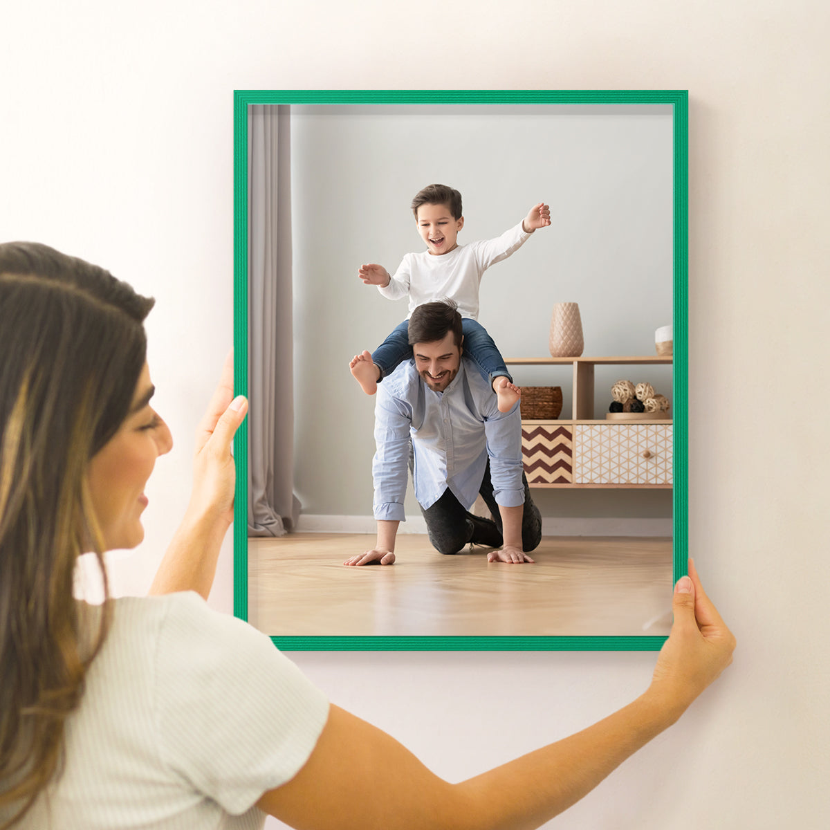 Set of 2 Restickable Custom Framed Photos - 16" x 20"