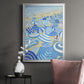 Sky Blue Beach - Modern Framed Canvas Print