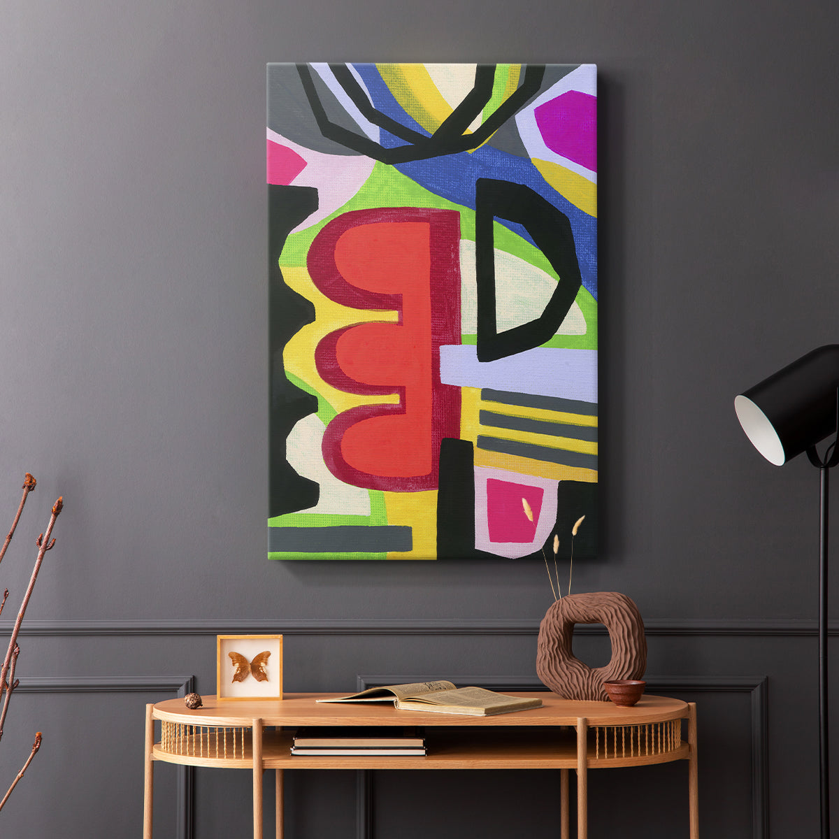 Bold Shape Shift I - Canvas Art Print