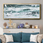 Misty Waves II - Floater Framed Canvas Print