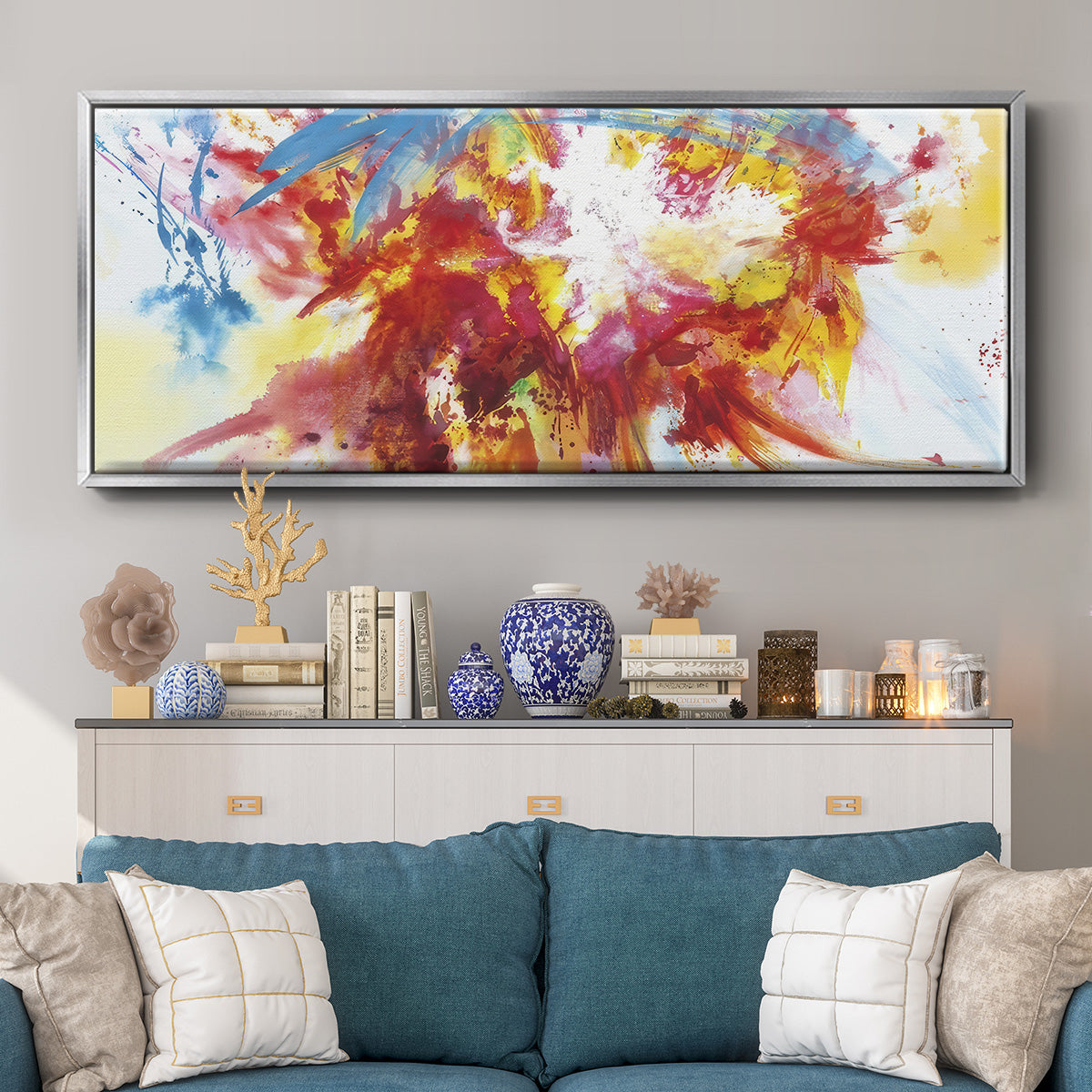 Summer Days - Floater Framed Canvas Print