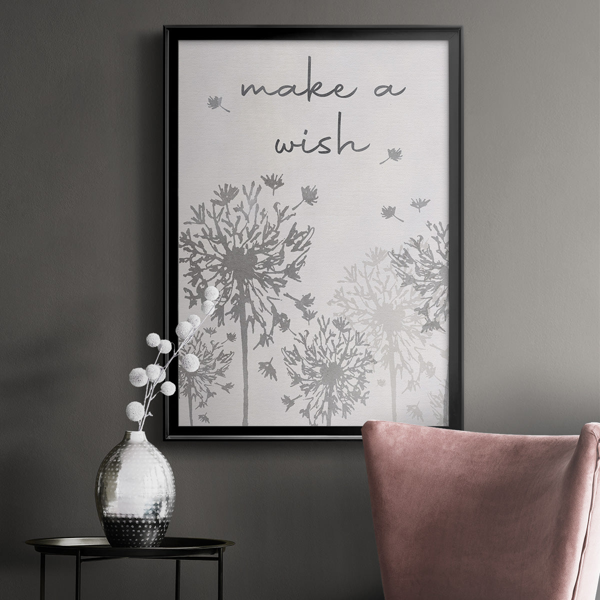 Make A Wish - Modern Framed Canvas Print