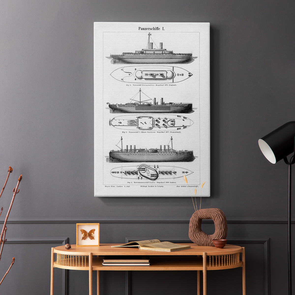 Industrial Ship - Canvas Art Print