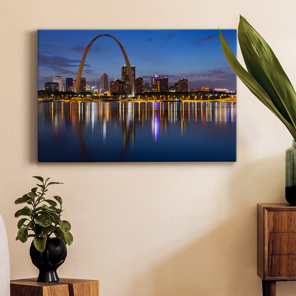 Gateway Arch at Twilight - Canvas Art Print