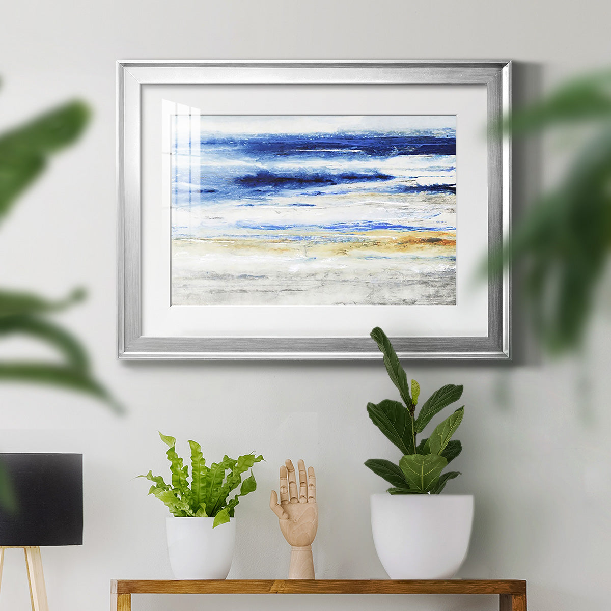 Choppy Seas I - Modern Framed Art Print