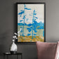 Cerulean Spruce I - Modern Framed Canvas Print