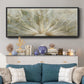 Macro Dandelion IV - Floater Framed Canvas Print