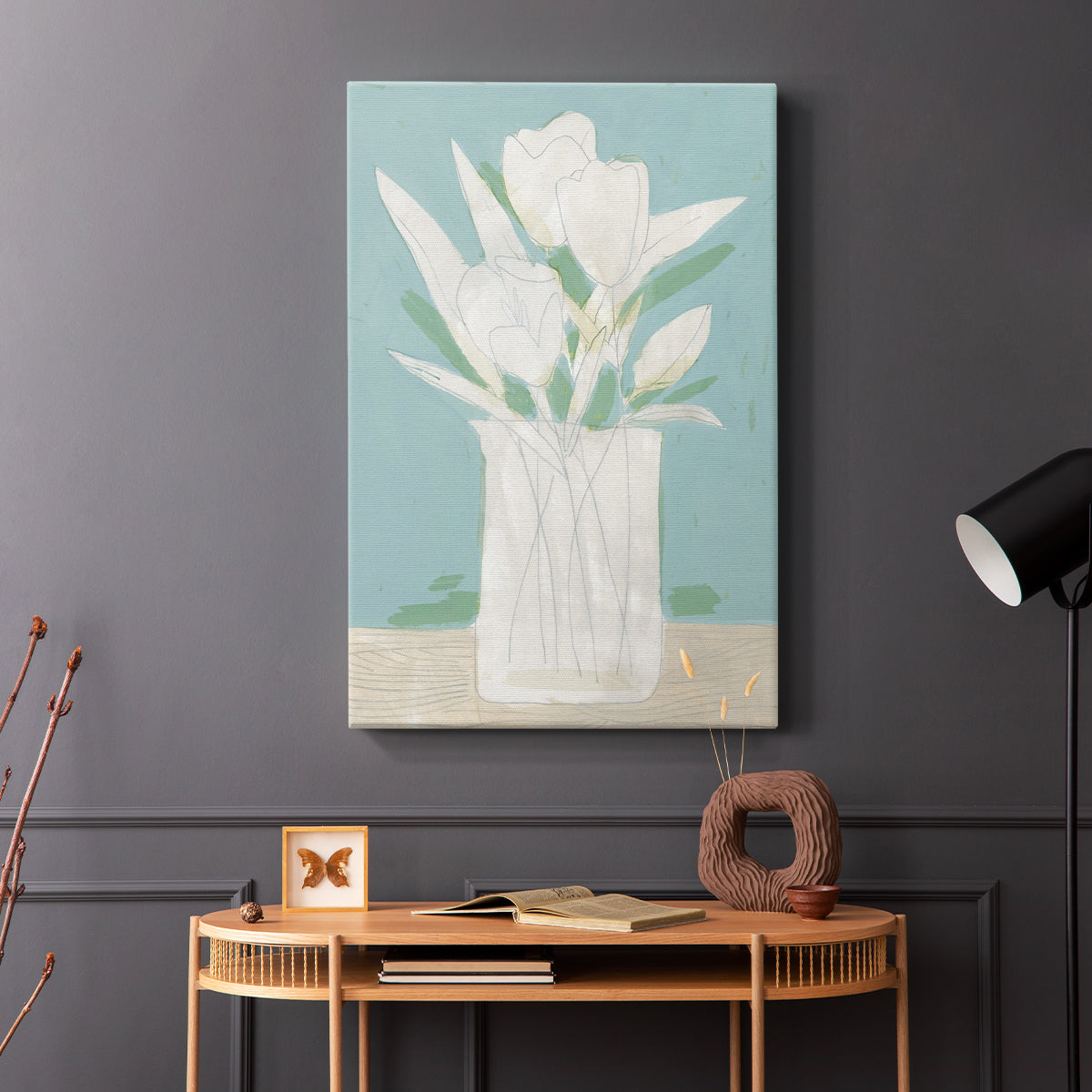 Muted Spring Arrangement II - Canvas Art Print