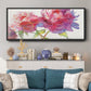 Prize Peonies II - Floater Framed Canvas Print