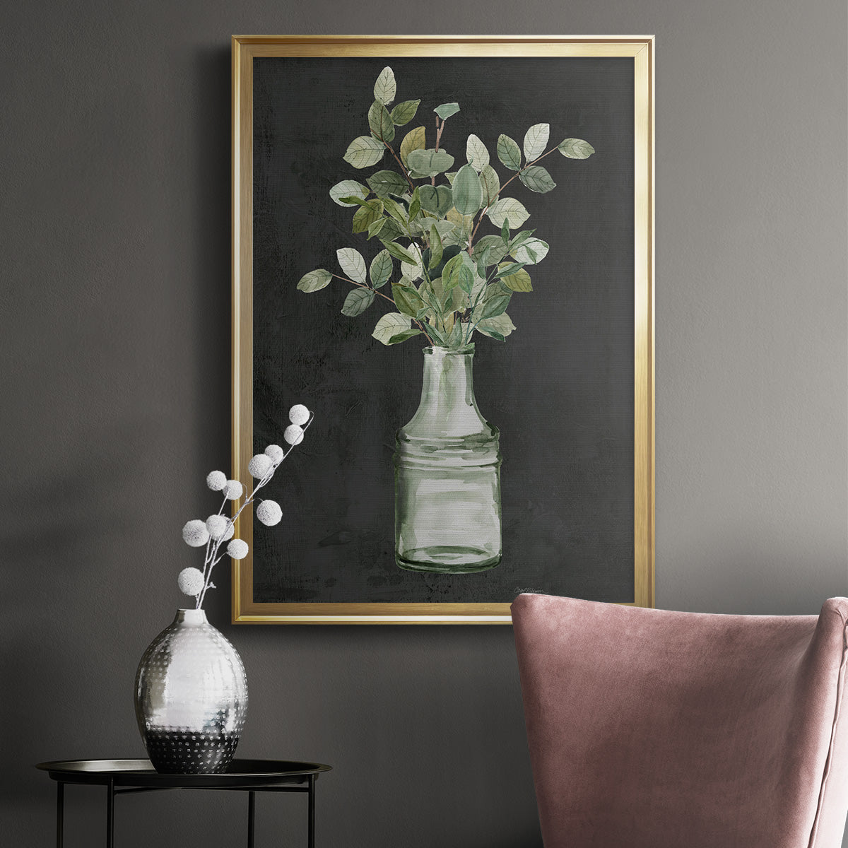 Artisanal Bouquet I - Modern Framed Canvas Print