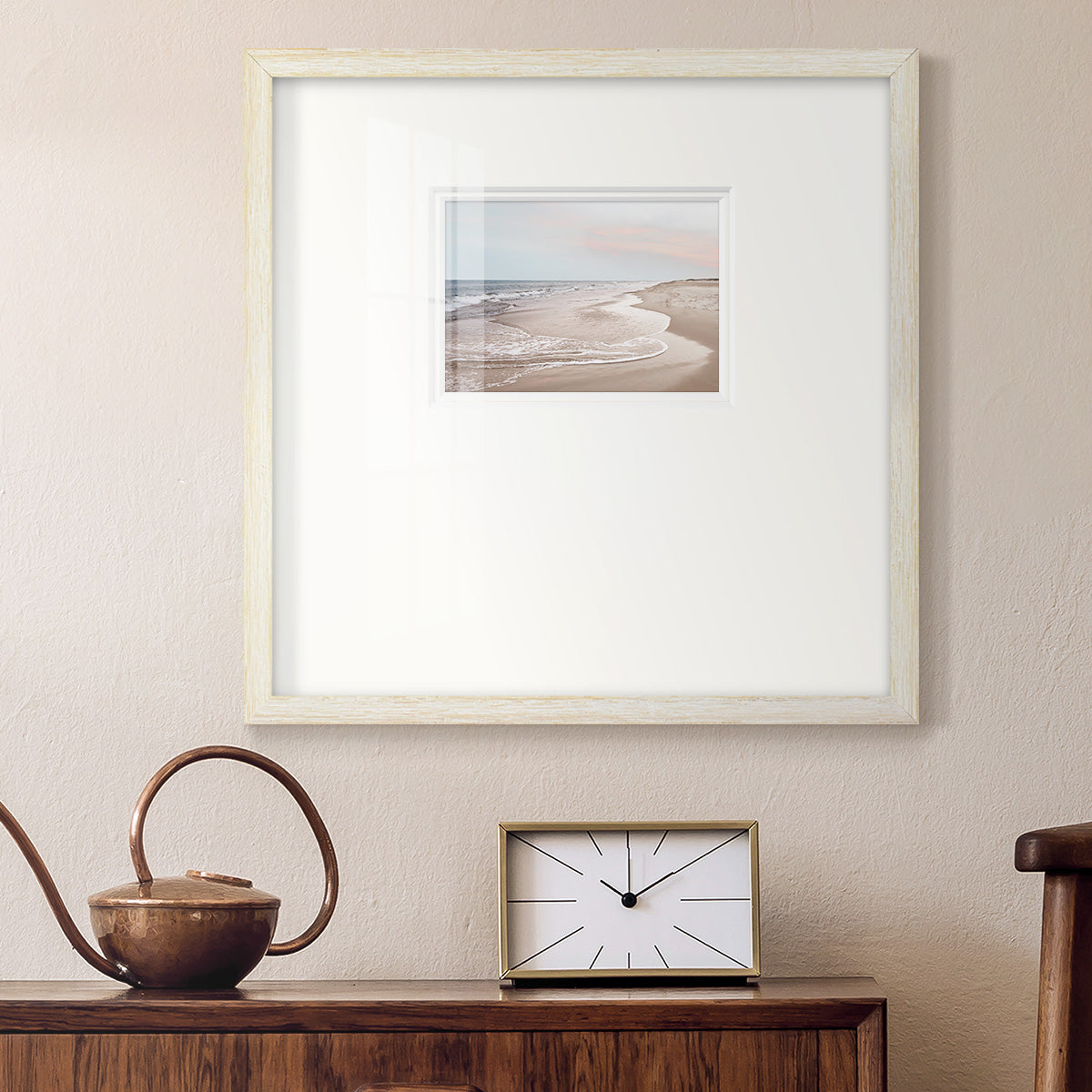 Corolla Soft Shore Premium Framed Print Double Matboard