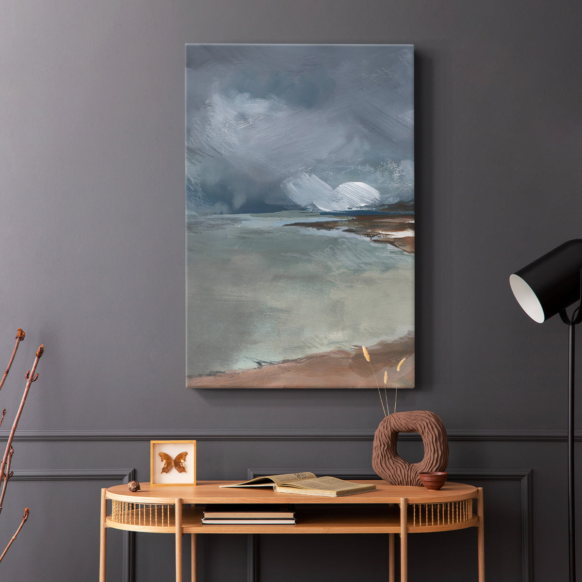 Sea Glass Storm I - Canvas Art Print